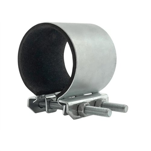 Хомут ремонтный односторонний трубный стальной оцинкованный Сансфера 27х20х70 мм