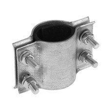 Хомут двухсторонний трубный стальной оцинкованный ККАЗ 45х32 мм