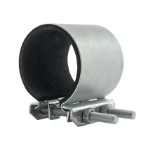 Хомут ремонтный односторонний трубный стальной оцинкованный Сансфера 32х25х70 мм