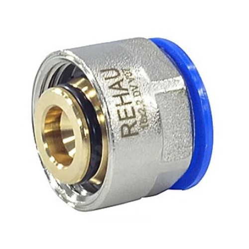 Евроконус латунный Дн 16-2,2-3/4" для PE-X труб обжим накидная гайка RAUTITAN flex Rehau в Перми