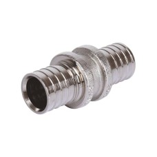 Муфта латунная для PE-X труб Дн 32 оцинкованная RAUTHERM S Rehau