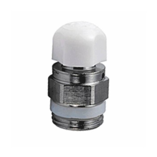 Кран Маевского ручной латунный Ду-15 (1/2") Ру-10 НР (НАР) с колпачком Giacomini R66A в Перми