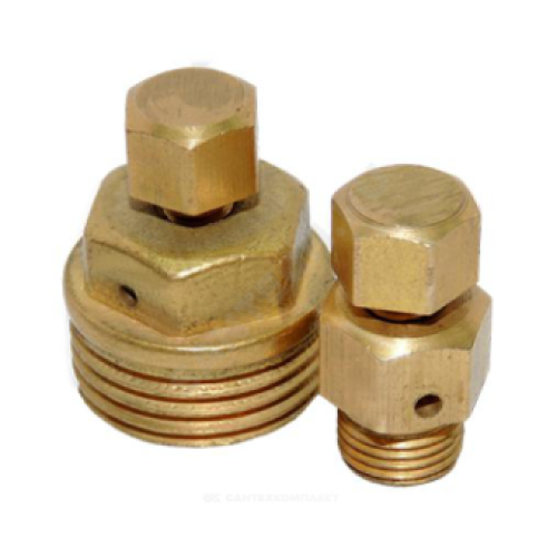 Воздухоотводчик ручной латунный Ду-15 (1/2") Ру-10 НР (НАР) угловой Цветлит ВО-1,0 в Перми