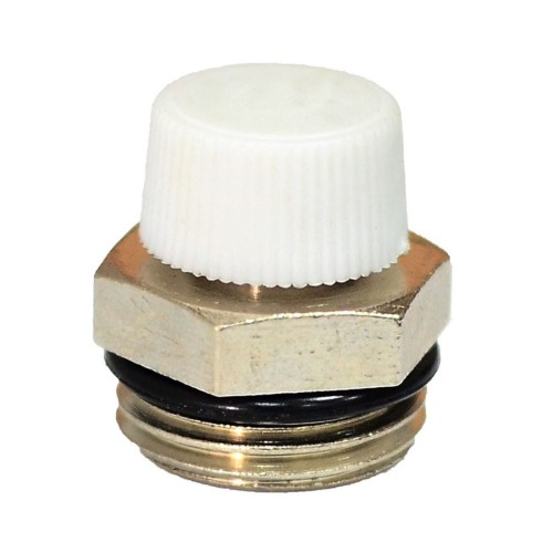 Кран Маевского ручной латунный Ду-20 (3/4") Ру-10 НР (НАР) с колпачком Ogint в Перми