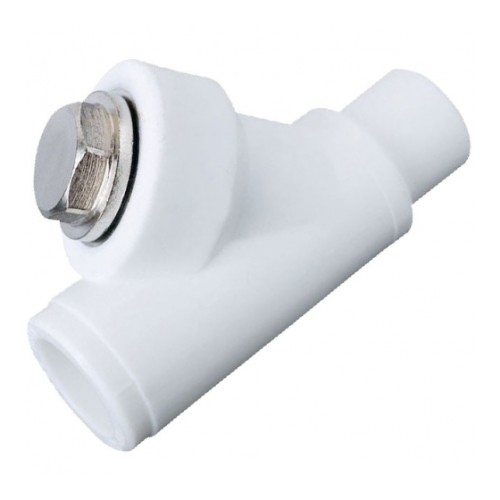 Фильтр PP-R сетчатый белый Дн 32 45гр внутренняя-наружная пайка RTP (РосТурПласт) в Перми