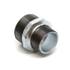 Ниппель чугунный переходной оцинкованный НР Fittex PLUS 40 мм 3/4" ГОСТ 8958-75