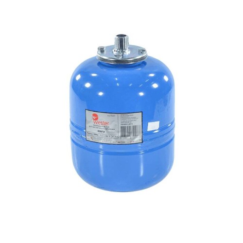 Гидроаккумулятор вертикальный стальной с наружной резьбой Wester WAV 16 бар 2000 л в Перми