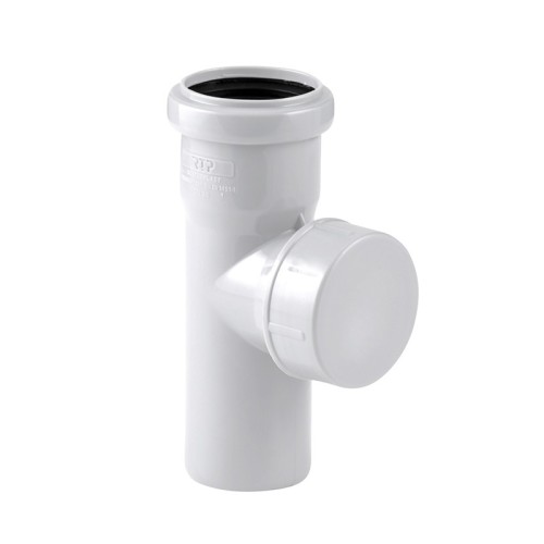 Ревизия канализационная PP-M с крышкой белая Дн 160 бесшумный б/нап в/к RTP (РосТурПласт) в Перми