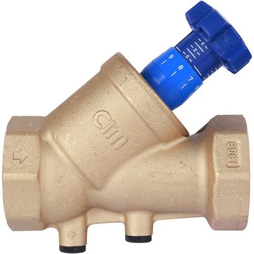 Клапан балансировочный латунный ручной с внутренней резьбой 2,5 МПа BL.220 MVI 20 мм в Перми