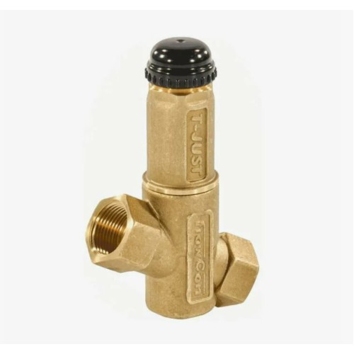 Клапан балансировочный латунный термостатический с внутренней резьбой 1,0 МПа R158A Giacomini 20 мм в Перми