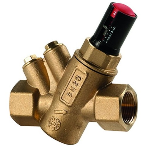 Клапан балансировочный латунный автоматический с внутренней резьбой 2,5 МПа R206A Giacomini 20 мм в Перми