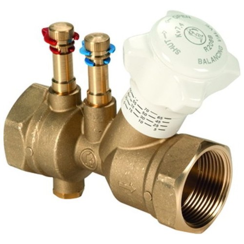 Клапан балансировочный латунный ручной с внутренней резьбой 2,5 МПа R206B Giacomini 15 мм в Перми