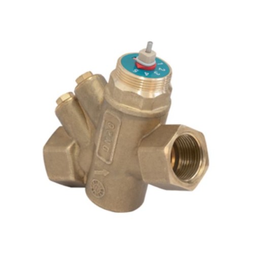 Клапан балансировочный латунный комбинированный с внутренней резьбой 2,5 МПа R206AM Giacomini 32 мм в Перми