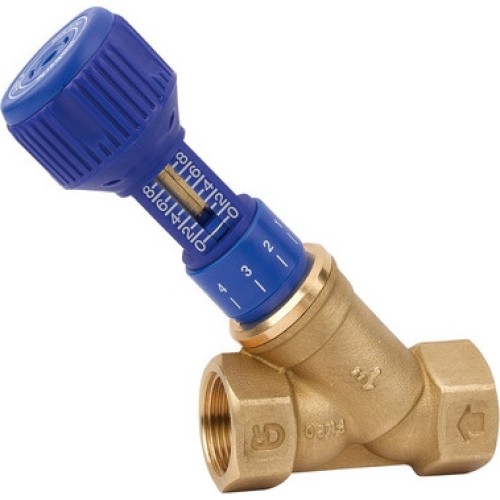 Клапан балансировочный латунный ручной с внутренней резьбой 2,0 МПа CIM 787OT Cimberio 20 мм в Перми