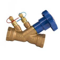 Клапан балансировочный бронзовый ручной с внутренней резьбой 2,5 МПа VIR9505 АДЛ 15 мм