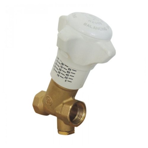 Клапан балансировочный латунный ручной с внутренней резьбой 2,5 МПа R206B-1 Giacomini 25 мм в Перми