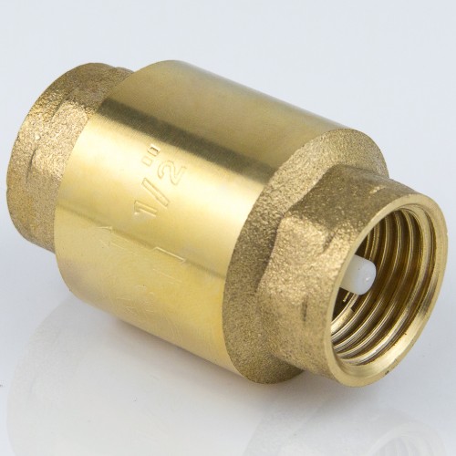 Клапан обратный латунный осевой пружинный с внутренней резьбой 1,8 МПа NRV-R Ридан 32 мм 1 1/4" в Перми