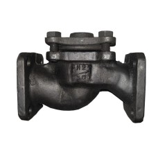 Клапан обратный чугунный подъемный фланцевый 2,5 МПа 16кч9нж 50х230 мм