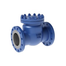 Клапан обратный стальной поворотный фланцевый 4,0 МПа 19с53нж ЧАЗ 100х350 мм ГОСТ 33423-2015