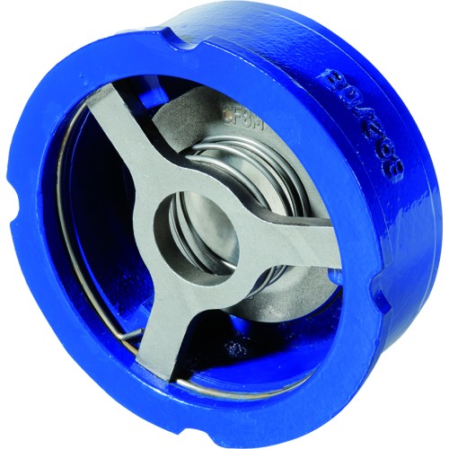 Клапан обратный чугунный осевой пружинный межфланцевый 1,6 МПа NVD-802R Ридан 80 мм в Перми