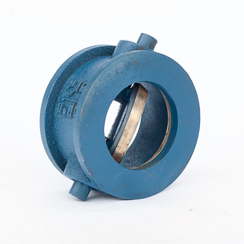 Клапан обратный чугунный поворотный фланцевый 1,6 МПа 19ч01бр КАЗ 100 мм в Перми