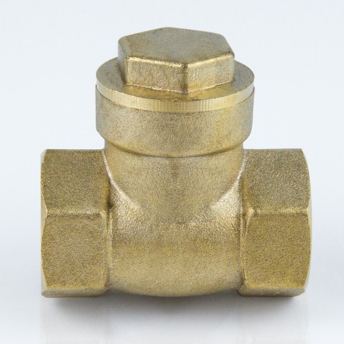 Клапан обратный латунный лепестковый с внутренней резьбой EPDM 1,6 МПа 15х47 мм в Перми