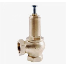 Клапан предохранительный латунный пружинный угловой с внутренней резьбой 1,6 МПа Benarmo 80 мм 3"