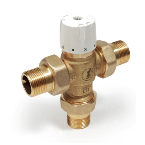 Клапан смесительный латунный термостатический седельный с наружной резьбой 1,0 МПа Giacomini 50х234 мм в Перми