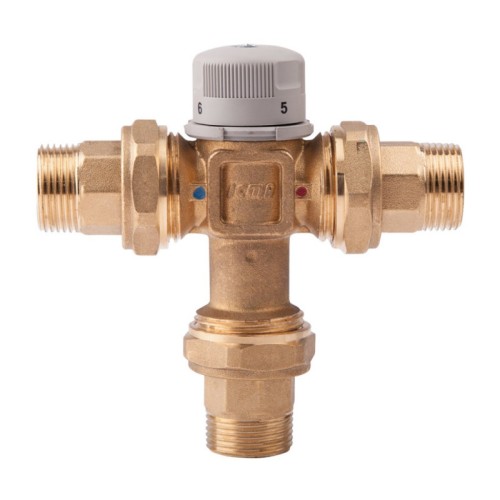 Клапан смесительный латунный термостатический седельный с наружной резьбой 1,0 МПа Icma 15х124 мм в Перми