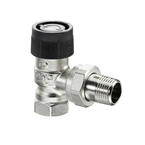 Клапан термостатический угловой Ду 15-20 (1/2"-3/4") Ру-10 НР (НАР) серия AV9 Oventrop в Перми