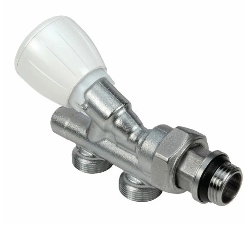 Клапан термостатический осевой угловой Ду-15 (1/2"-16) Ру-10 НР (НАР) с преднастройкой R440N Giacomini в Перми