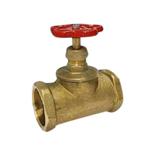 Клапан запорный латунный с внутренней резьбой 1,6 МПа 15б1п БАЗ 20х65 мм в Перми