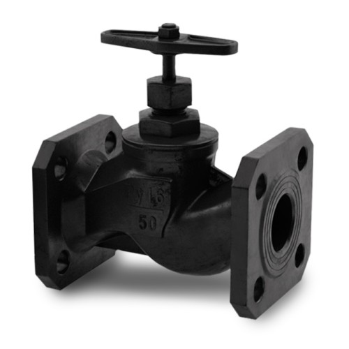 Клапан запорный чугунный фланцевый 1,6 МПа 15ч14п Китай 150х480 мм в Перми