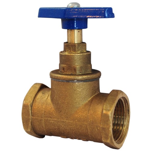 Клапан запорный латунный с внутренней резьбой 1,6 МПа 15б3р Цветлит 50х101 мм ТУ 206-3973235-01-93 в Перми