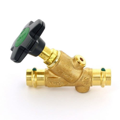 Клапан запорный бронзовый пресс 1,6 МПа Viega 25 мм в Перми