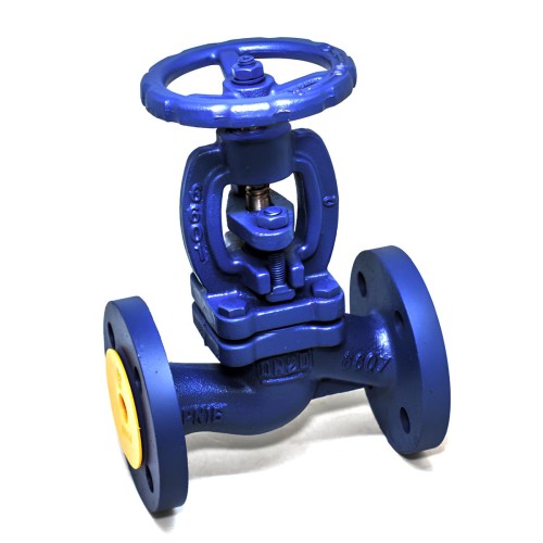 Клапан запорный сальниковый чугунный фланцевый 1,6 МПа 215A Zetkama 150х480 мм в Перми