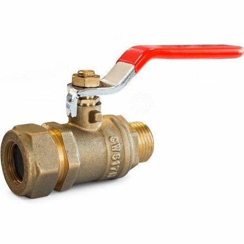 Кран запорный латунный стандартнопроходной с ручкой-рычагом ВР-НР Ру 16 ПРАКТИК 121 ГАЛЛОП 20 мм 3/4" в Перми