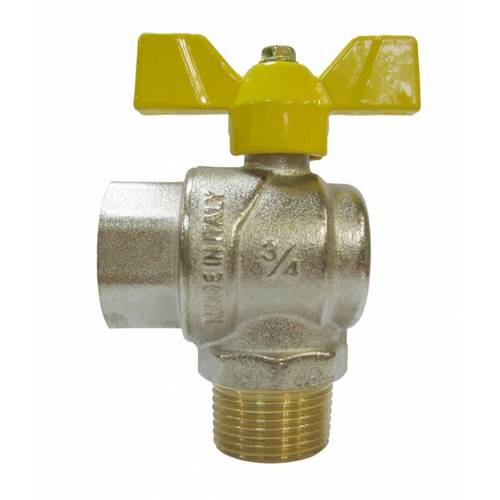 Кран запорный латунный полнопроходной с ручкой-бабочкой ВР-НР Ру 5 R780 Giacomini 15х50 мм 1/2" в Перми