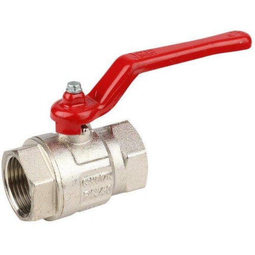 Кран запорный латунный полнопроходной с ручкой-рычагом ВР (ВН) Ру 40 BV.511 MVI 20 мм 3/4" в Перми