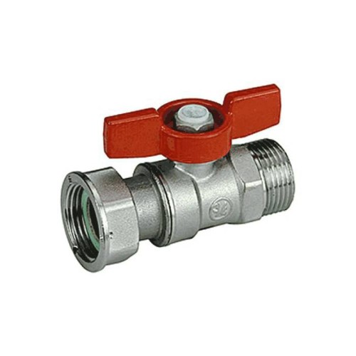 Кран запорный латунный стандартнопроходной с ручкой-бабочкой ВР-накидная гайка Ру 42 R251P Giacomini 15х76 мм 1/2" в Перми