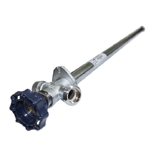 Кран водоразборный латунный незамерзающий стандартнопроходной без штуцера маховик НР Ру 10 15х450 мм 3/4" в Перми