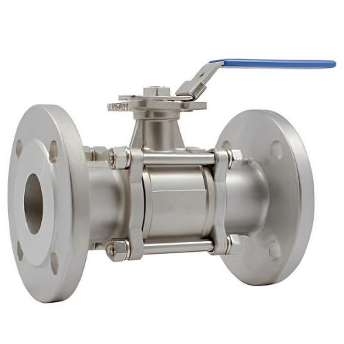 Кран шаровый нержавеющий фланцевый полнопроходной Ру 25 AISI 316 NK-BF NK 65х290 мм в Перми