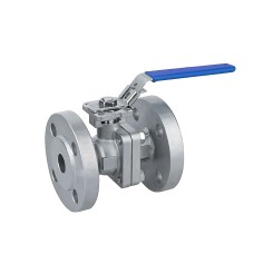 Кран запорный нержавеющий фланцевый полнопроходной ручка-рычаг Ру 16 Benarmo 300х500 мм