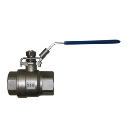 Кран шаровый нержавеющий ВР (ВН) полнопроходной Ру 40 AISI 316 BV-027A ABRA 80х171 мм 3" в Перми