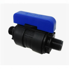 Компрессионный кран ПНД Ду-26 (1"-3/4") НР (НАР) Ру-16 VALFEX