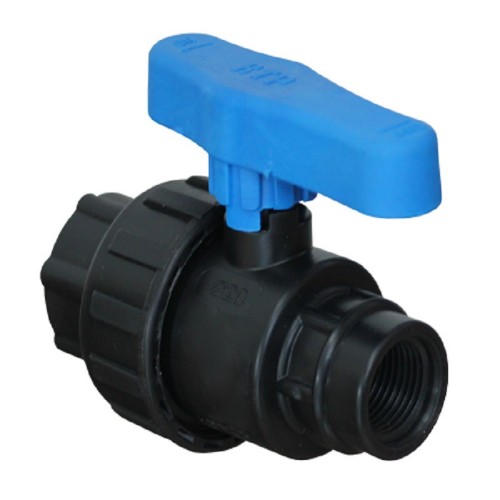 Компрессионный кран ПНД Ду-33 (1 1/4"-1") ВР (ВН) Ру-16 VALFEX в Перми