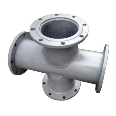 Крест фланцевый КФ чугунный ВЧШГ с ЦПП Ду 500-200