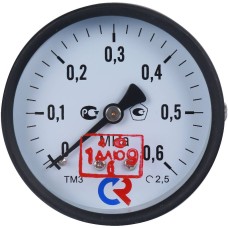 Манометр осевой диаметр 63мм 0-10 кгс/см2 (0-1,0 МПа) G1/4" ТМ-310Т.00 Росма 00000008922