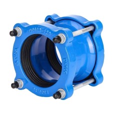 Муфта чугунная соединительная для ПЭ труб Ду-50 (Дн 63-63) Ру-16 ДРК-Е Benarmo