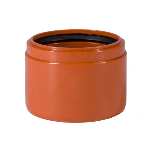 Переход НПВХ (ПВХ) Дн 315 коричневый безнапорный на раструб керамической трубы Ostendorf KGUSM в Перми